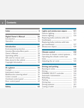mercedes benz gls 2017 2018 & 2019 owners manual rhd& lhd